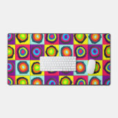 Kreismuster Schreibtischunterlage (Tastatur & Maus)