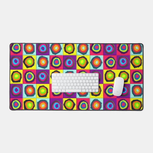Kreismuster Schreibtischunterlage (Tastatur & Maus)