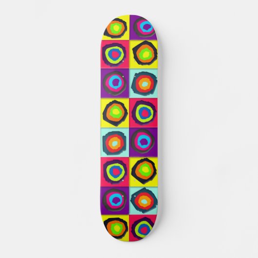 Kreismuster Skateboard (Vorderseite)