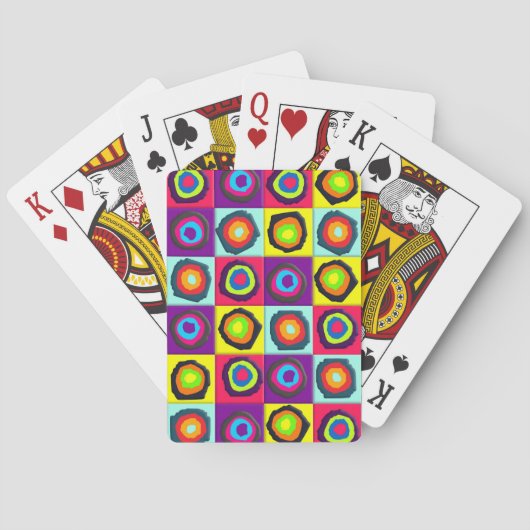 Kreismuster Spielkarten (Rückseite)