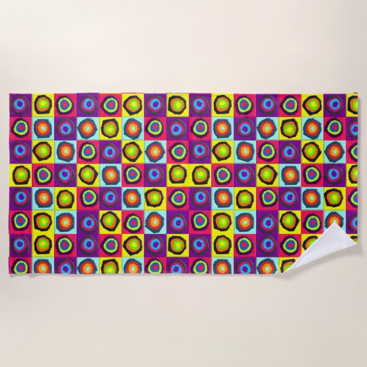 Kreismuster Strandtuch (Vorderseite)