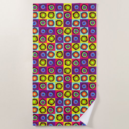 Kreismuster Strandtuch (Vorderseite)