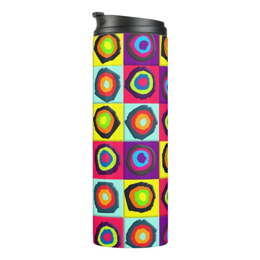 Kreismuster Thermosbecher (Nach rechts gedreht)