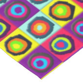 Kreismuster Tischdecke (Schrägansicht)