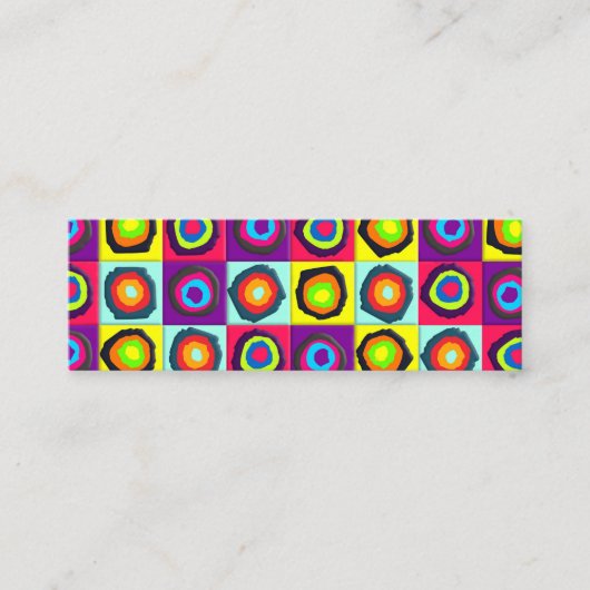 Kreismuster Treuekarte (Vorderseite)