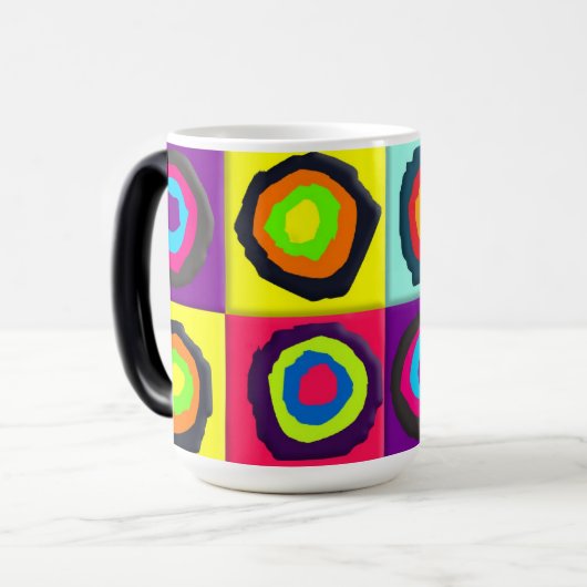 Kreismuster Verwandlungstasse (Vorderseite Links)