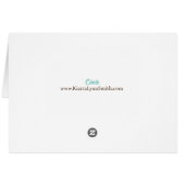 Kreisnotecard (Rückseite Horizontal)