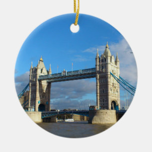 Kreisornament-Tower Bridge London Keramik Ornament
