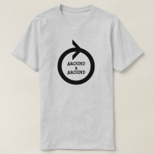 Kreispfeil, grau T-Shirt