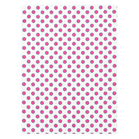 Kreispunkttischdecke des Rosas u. des Aqua grüne Tischdecke (Vorderseite)