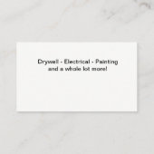 Kreissäge entfernen visitenkarte (Rückseite)