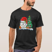 Kreissäge mit Weihnachtsmannmütze Xmas Light Ch T-Shirt (Vorderseite)