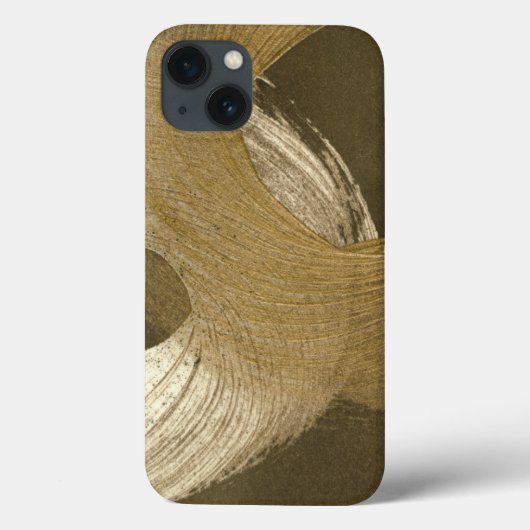 KreisSandsturm in TAN und in dunklem Brown Case-Mate iPhone Hülle (Rückseite)