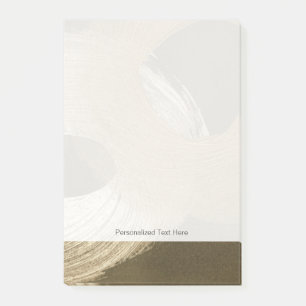 KreisSandsturm in TAN und in dunklem Brown Post-it Klebezettel