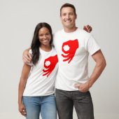 Kreisspielrot T-Shirt (Unisex)