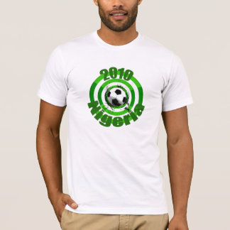 Kreist Nigeria-Fußbalziel 2010 Grafikgang ein T-Shirt
