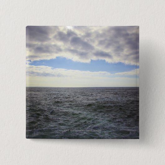 Kreiswolken über dem Atlantik Button (Vorderseite)