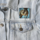 Kreiszebra-Quadrat-Button Button (Beispiel)