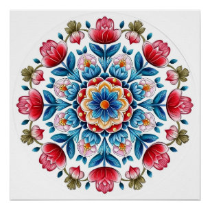 Krejmina - Mandala der Blumen (20/24) - Download Poster