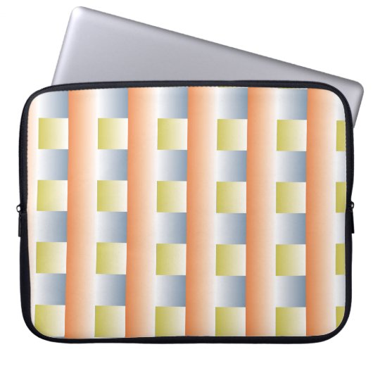 Krekel Fantasy-Gradient Wiederholmuster-Designer Laptopschutzhülle (Vorderseite)