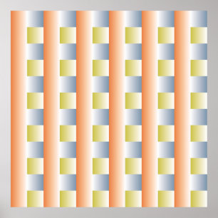 Krekel Fantasy-Gradient Wiederholmuster-Designer Poster
