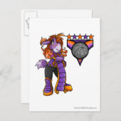 Kreludor Team Captain 1 Postkarte (Vorne/Hinten)