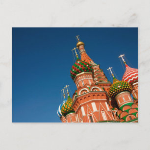 Kreml, Vasilij Blessed Moskau, Russland Postkarte