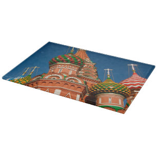 Kreml, Vasiliy gesegnet  Moskau, Russland Schneidebrett