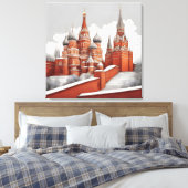 Kremlin Wall Art Leinwanddruck (Insitu (Schlafzimmer))