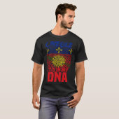 Kreolisch in meiner DNA Guadeloupe Afro Pride Guad T-Shirt (Vorne ganz)