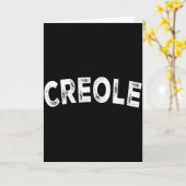 Kreolisch  karte (Gelbe Blume)