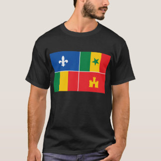 Kreolischer Flaggen-T - Shirt