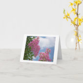 Krepp-Myrte-Anmerkungs-Karte Karte (Gelbe Blume)