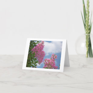 Krepp-Myrte-Anmerkungs-Karte Karte