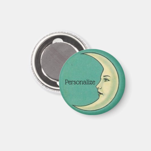 Krescent Moon Magnet (Vorderseite/Rückseite)