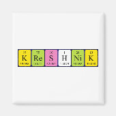 Kreshnik Periodenmagnet Magnet (Vorne)