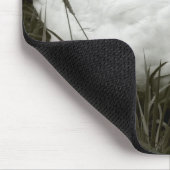 Krestie in Schwarz und Weiß Mousepad (Ecke)