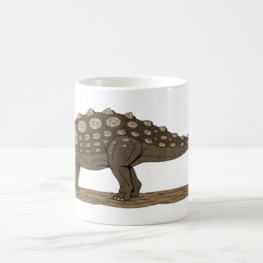 Kreta-Dinosaurier Ankylosaurus Kaffeetasse (Mittel)