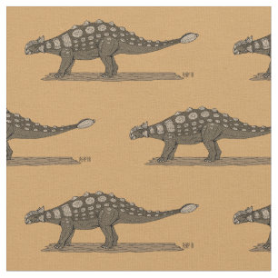 Kreta-Dinosaurier Ankylosaurus Stoff