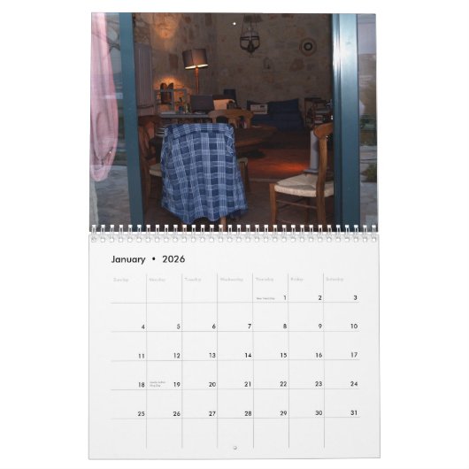 Kreta-Einsiedlerei Kalender (Jan 2026)