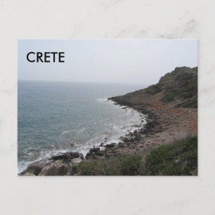 Kreta entlang des Mittelmeers Postkarte