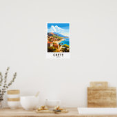 Kreta Greece Travel Print Poster (Küche)