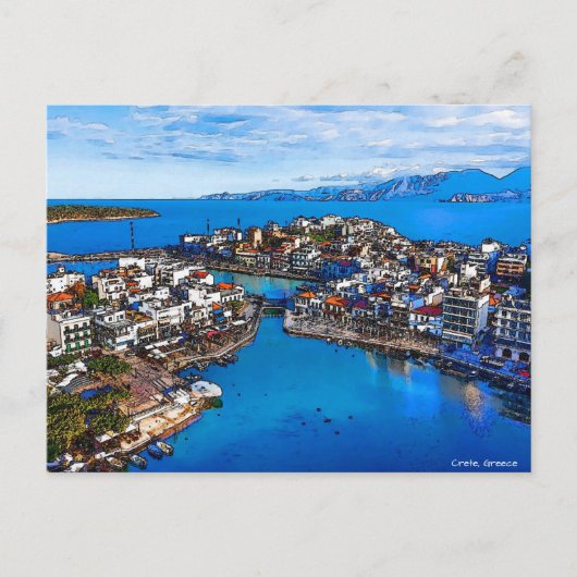 Kreta, Griechenland Postkarte (Vorderseite)