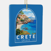 Kreta Griechenland Reisen Kunst Vintag Keramikornament (Rechts)