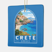 Kreta Griechenland Reisen Kunst Vintag Keramikornament (Links)