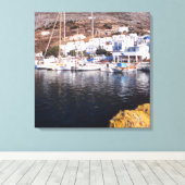 Kreta Griechenland Stretched Canvas Print Leinwanddruck (Insitu (Holzboden))