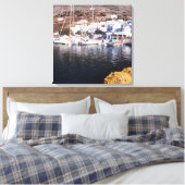 Kreta Griechenland Stretched Canvas Print Leinwanddruck (Insitu (Schlafzimmer))