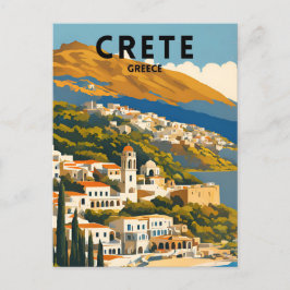 Kreta Griechenland Vintag Postkarte