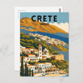 Kreta Griechenland Vintag Postkarte (Vorne/Hinten)