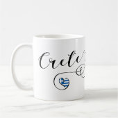 Kreta Heart Flag, Griechenland, Kreta Kaffeetasse (Links)